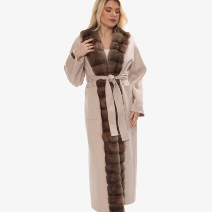 Cashmere Coat | Russian Sable