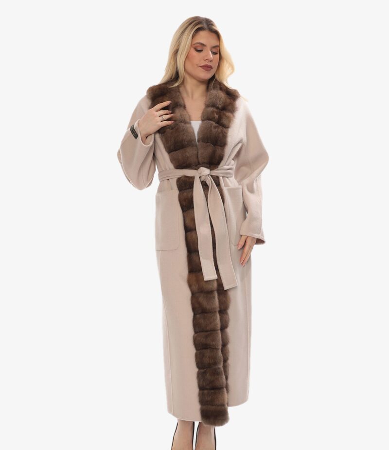 Cashmere Coat | Russian Sable