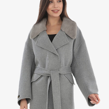 Cashmere Jacket | Mink Collar